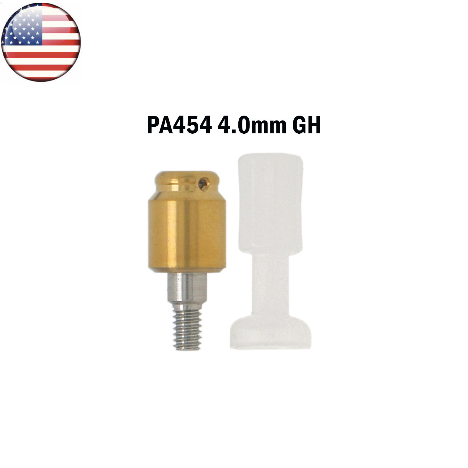 US Dental Locator Abutment Male Cap Implant Tool fits Zimmer PAØ4.5mm Removable