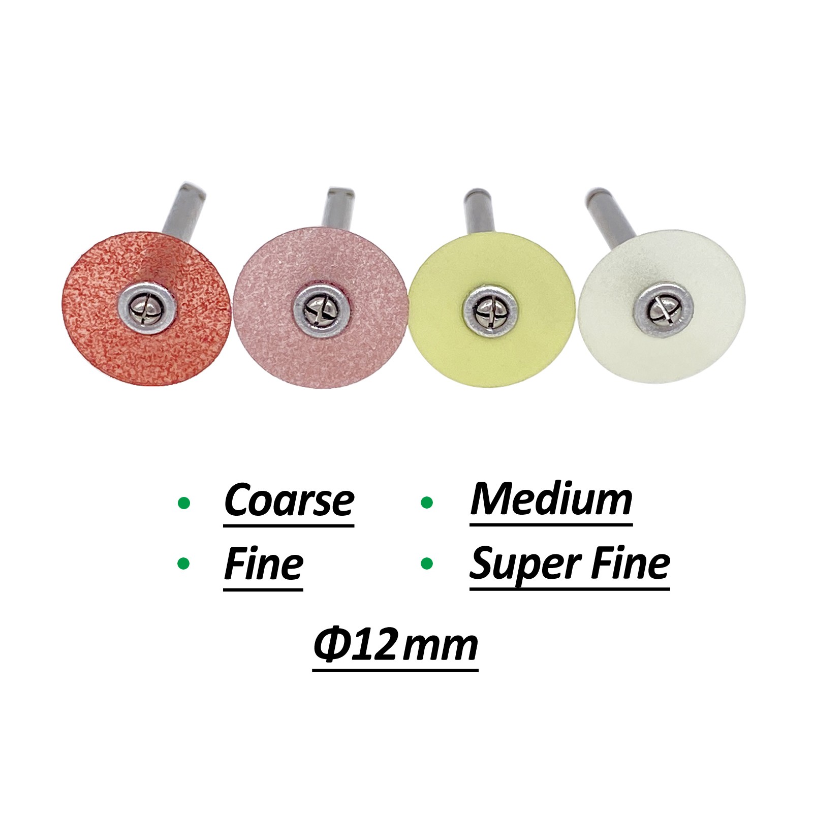 Dental Sof-Lex contouring polishing 2381 Pop-On discs 0.47″ 12mm or Mandrel PD