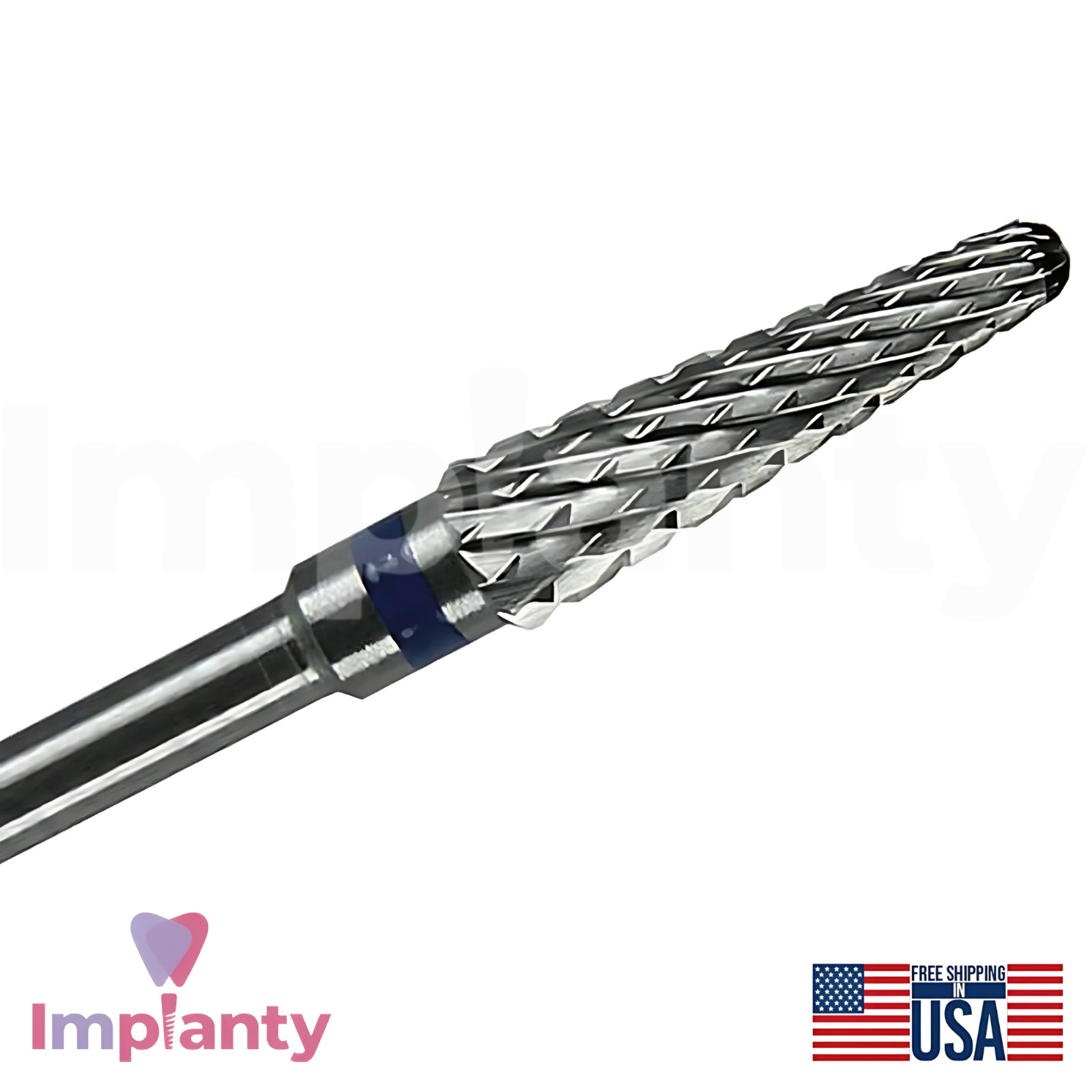 Cross Cut Standard Grit Carbide Dental Bur Ø4.0mm x 14mm 5000331 Dentistry Tool