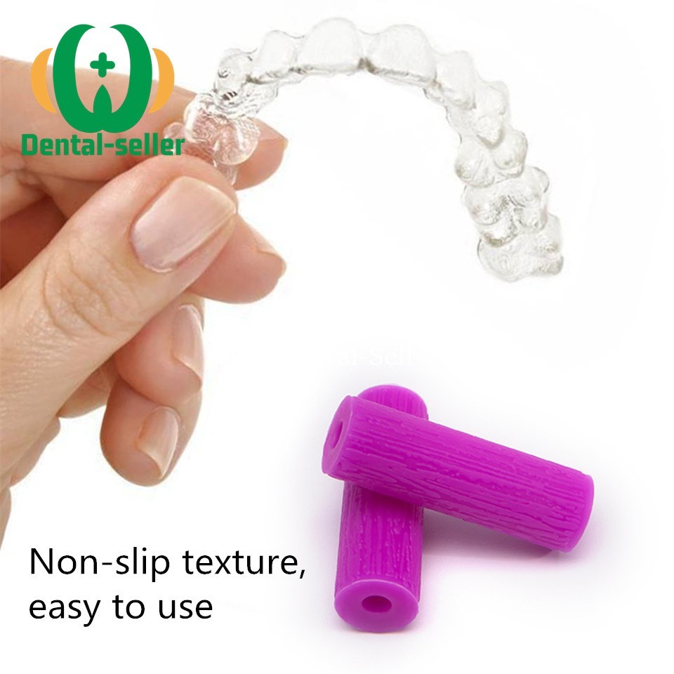 50 Packs Dental Aligner Chewies Clear Tray Retainer Seater Retriever Take Off