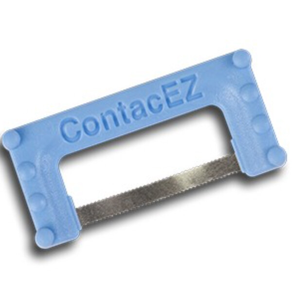 ContacEZ Sub-Gingival Cutter, Blue Narrow Strip, 8/Pk. Double-Serrated