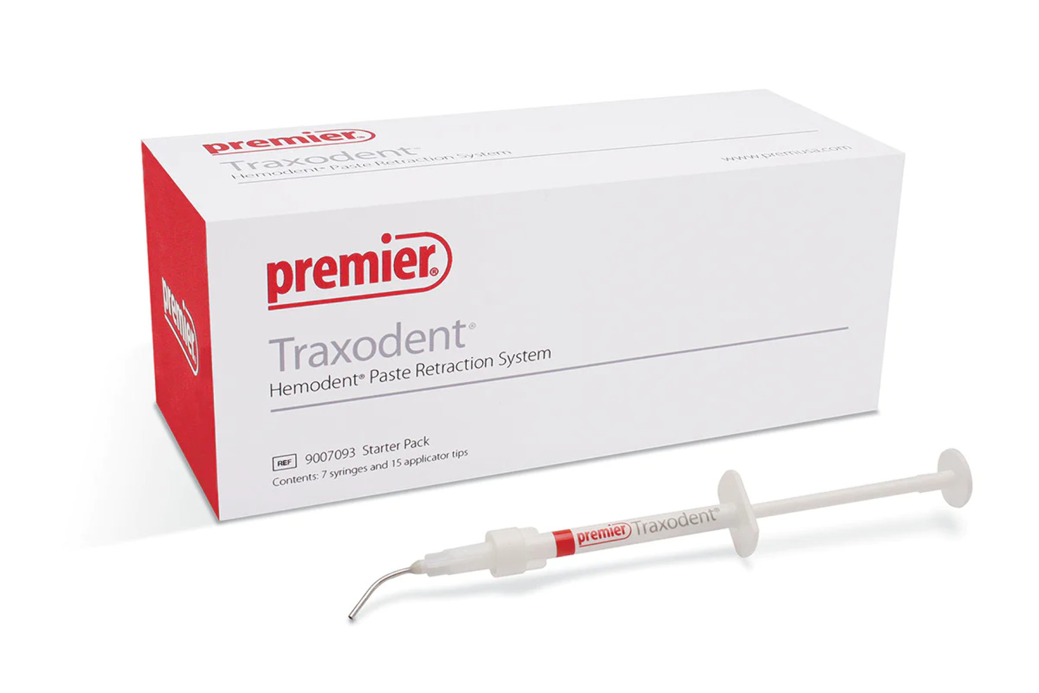 Premier Traxodent Hemodent Retraction Paste Starter Pack 7 Syringes #9007093
