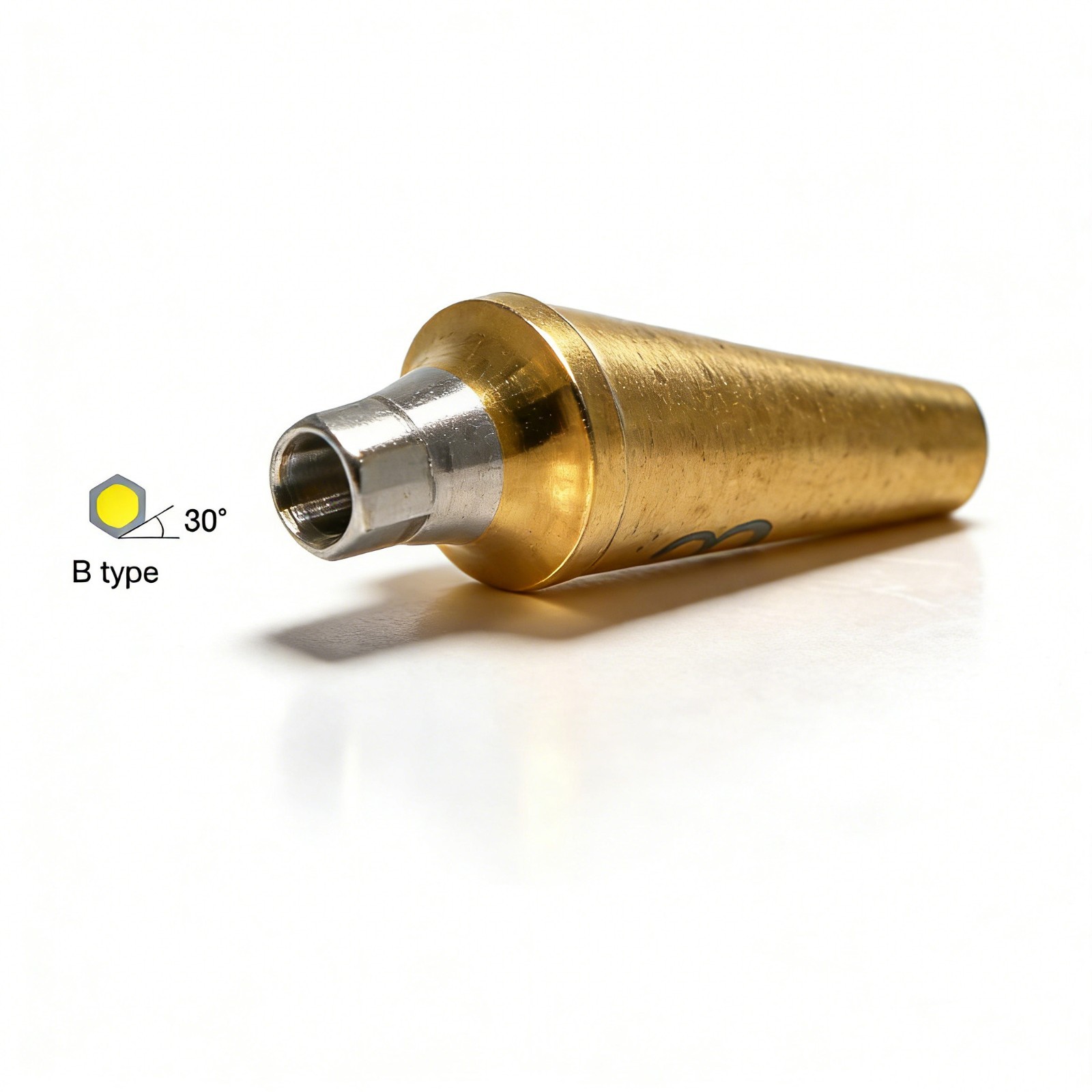 US Dental Titanium Hex A/B 17° Angled Abutment for Hiossen ET Mini Regular Plat