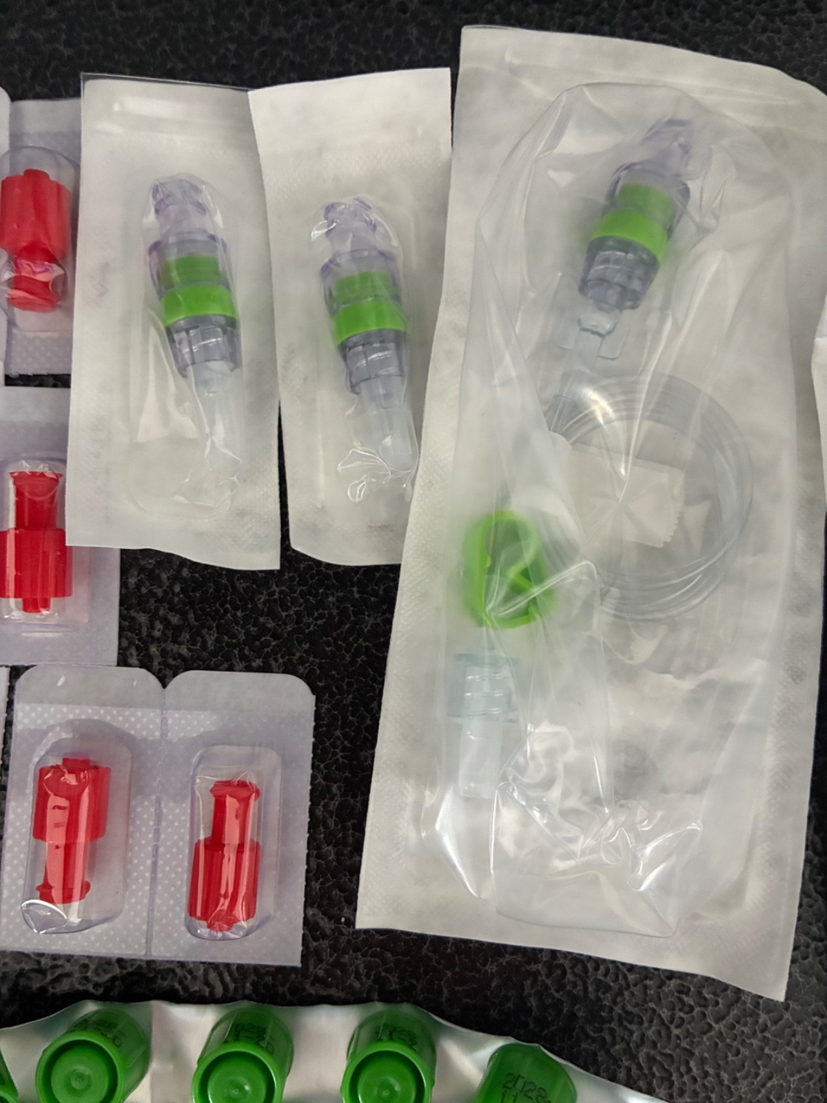 IMed Medical Supplies Lot Central Line Kit, Dressing Change Tray, Syringe Caps,
