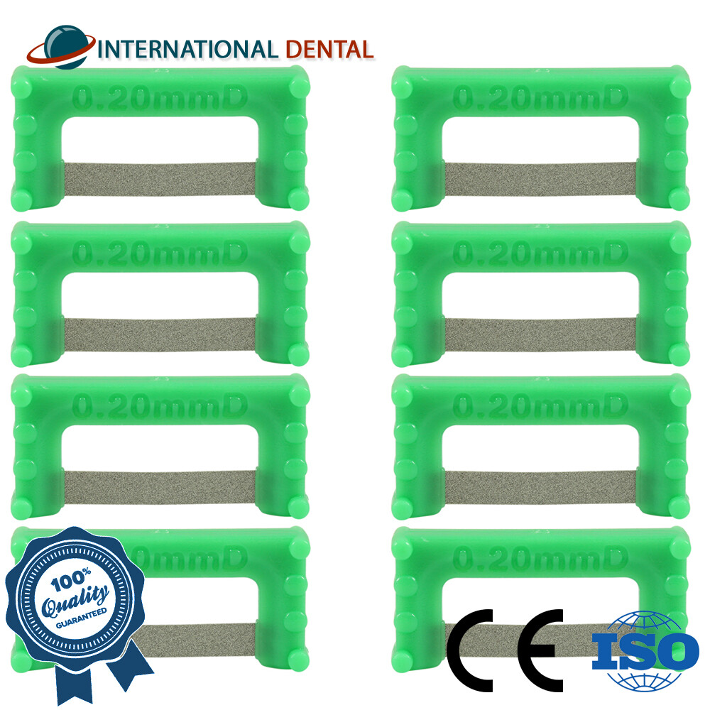 Green IPR Extra Widener 0.20mm Dental Orthodontic Strips Interproximal Reduction