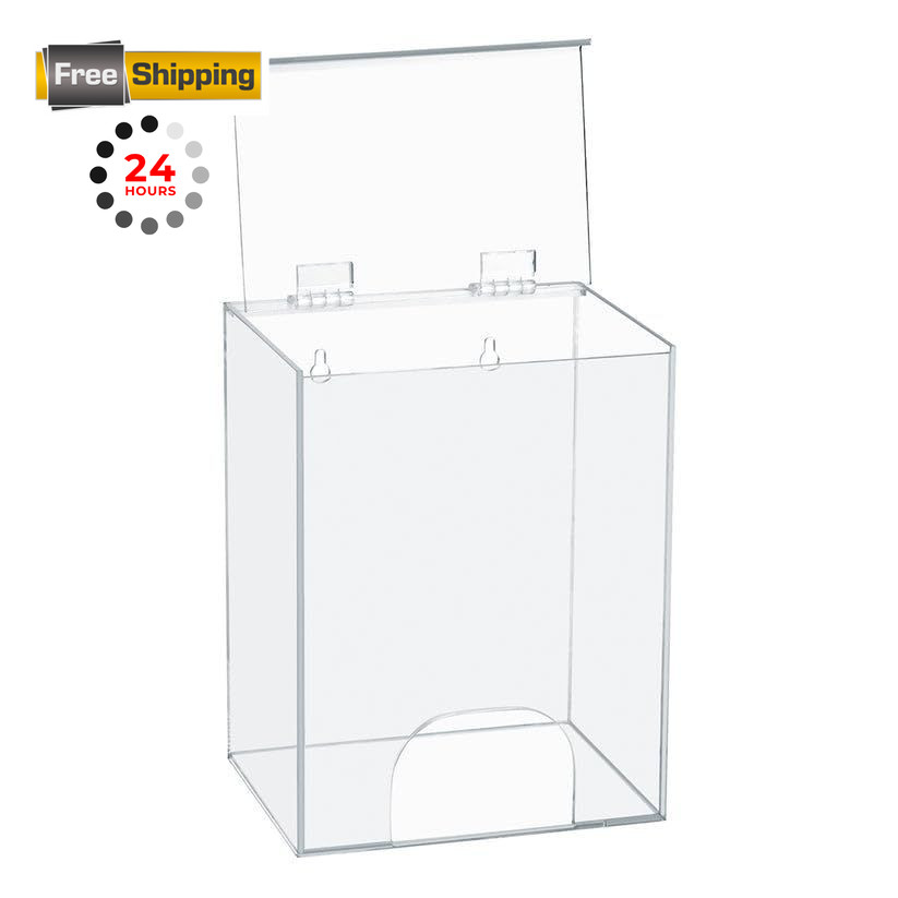 Inevibe Hairnet Dispenser and Glove Holder, Universal Acrylic Storage Clear