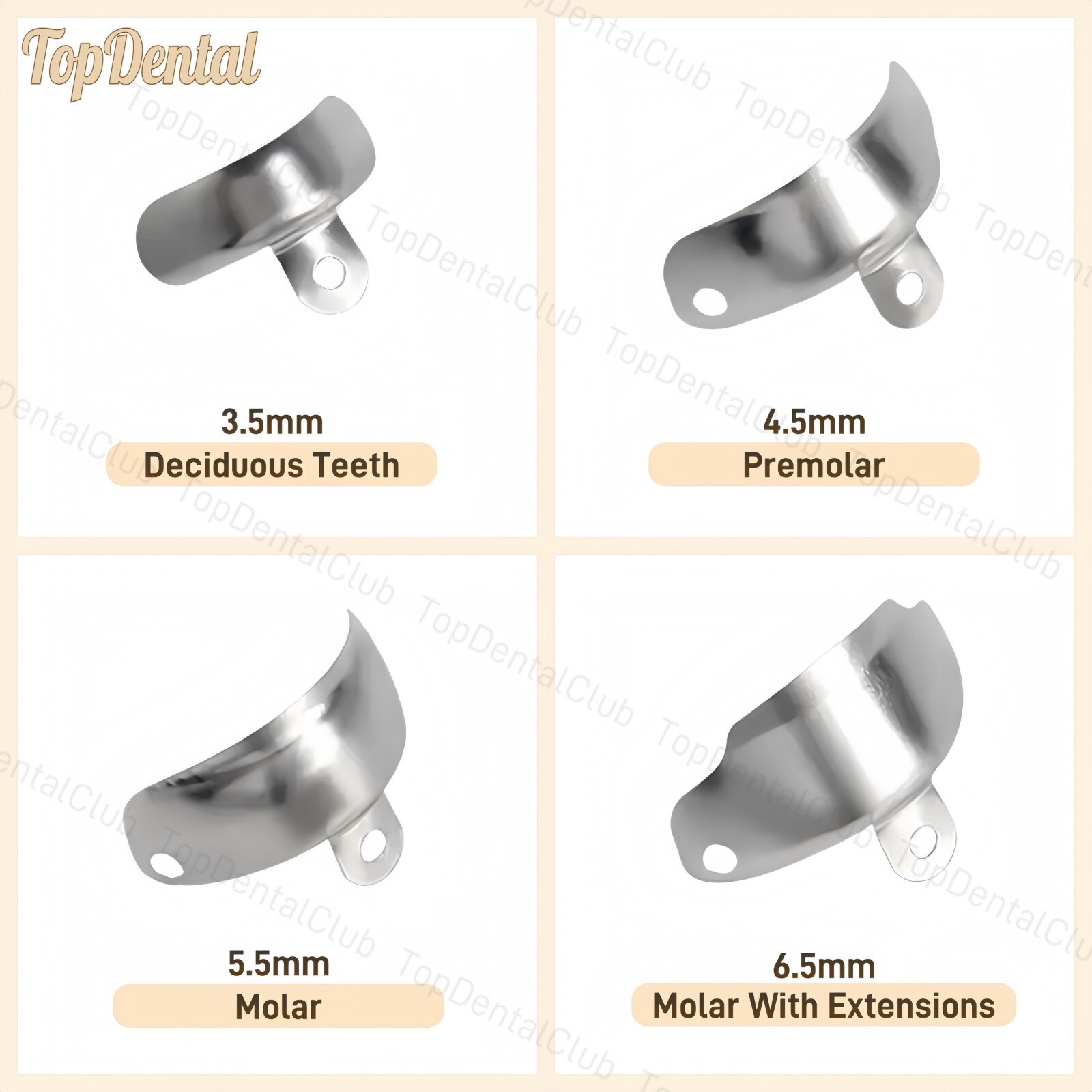 Dental Matrix Bands Ring Sectional Matrice Clamp Fit Garrison Palodent V3 System