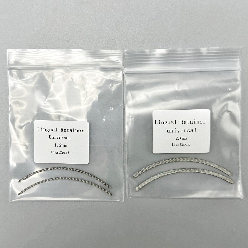 Dental Orthodontics Lingual Retainer Universal 1.2/2.0mm Mesh Base Wire Bondable