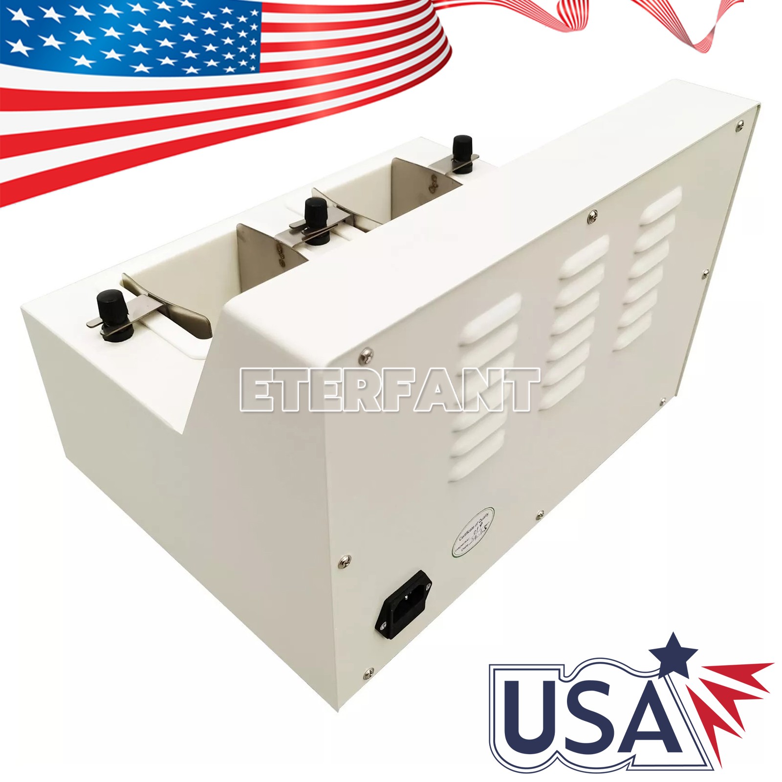 ETERFANT Dental Lab Electrolytic Polish Machine Two electrolytic Cells 110V 250W