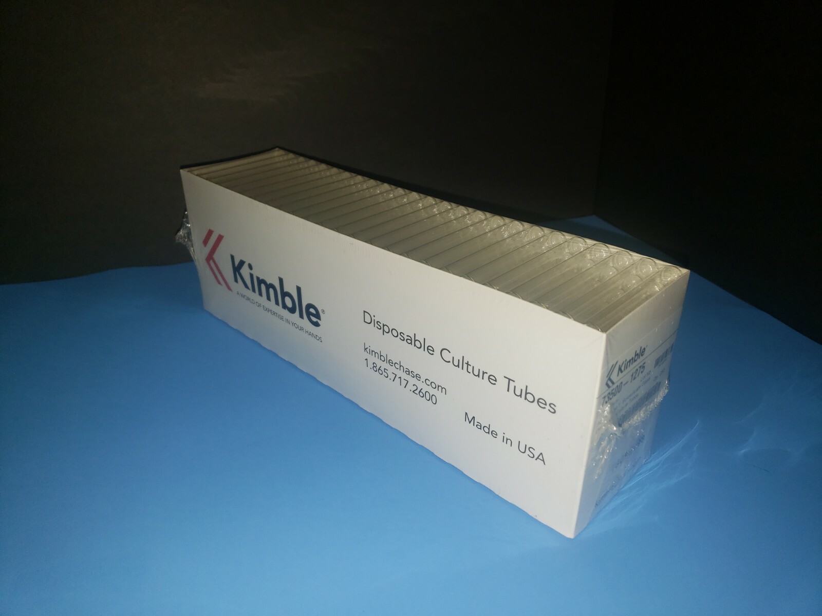 250 Kimble Glass Culture Tubes, Disposable, Borosilicate Glass 12 X 75 mm