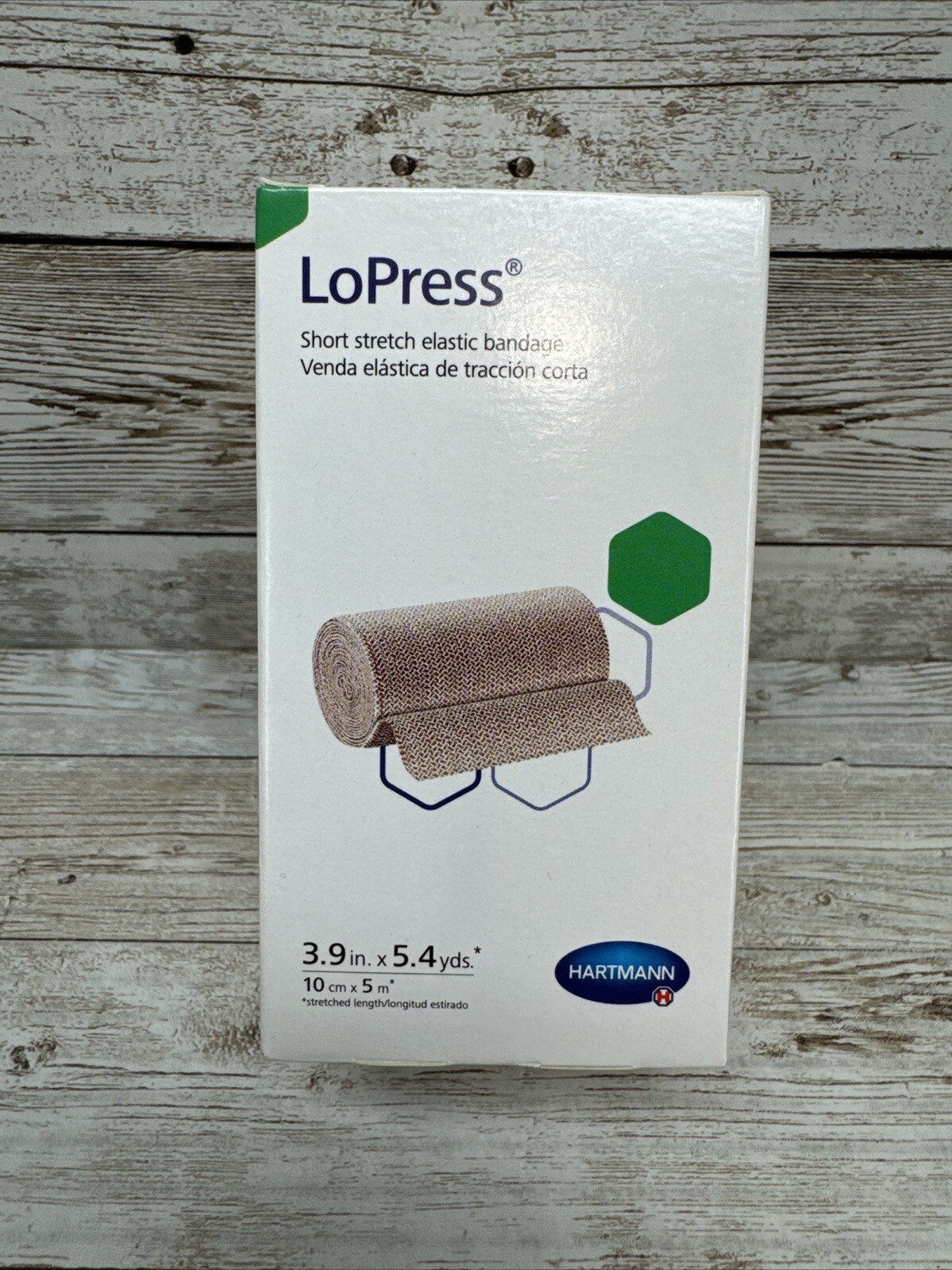 1 Box LOPRESS HARTMANN 42400000 3.9″ X 5.4 YDS COMPRESSION BANDAGE
