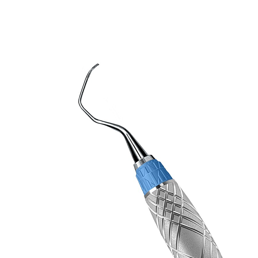HU-FRIEDY #17/18R CURETTE RIGID, EE2,HARMONY, BLUE ERGONOMIC HANDLE (x3)