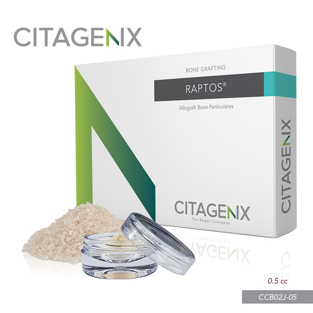 Citagenix CCB02J-05 Allograft Particles Raptos .5cc Cortico Cancellous .25-1mm