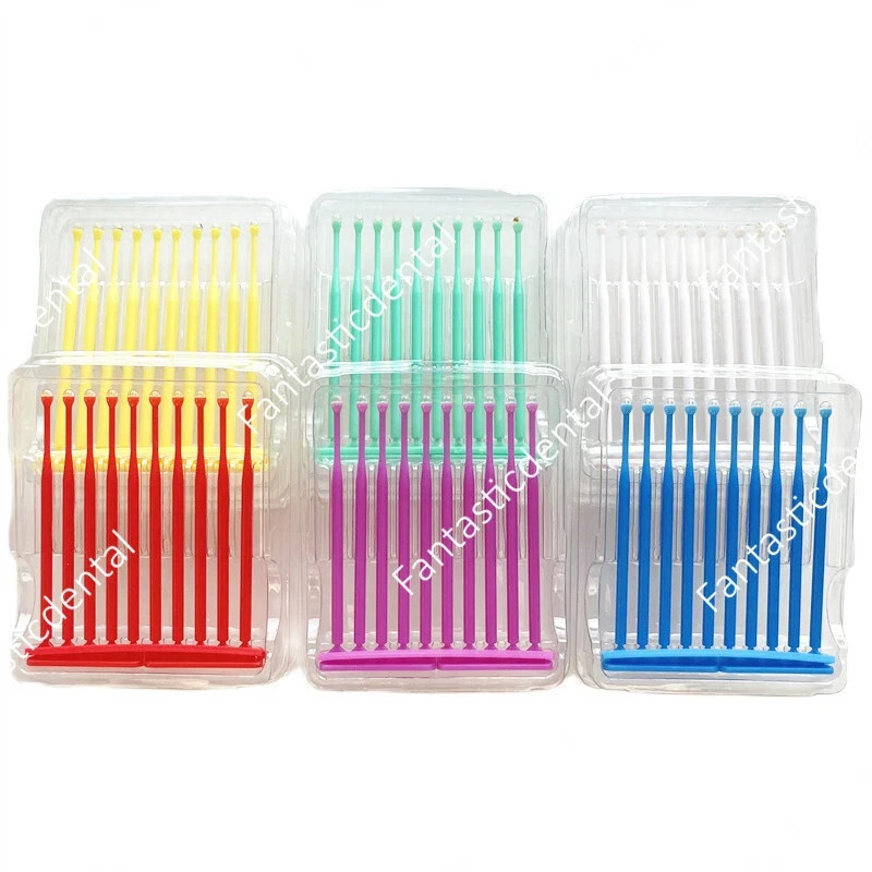 200pc Dental Bonding Stick Rod Restoration Veneer Crown Applicator Adhesive Tip