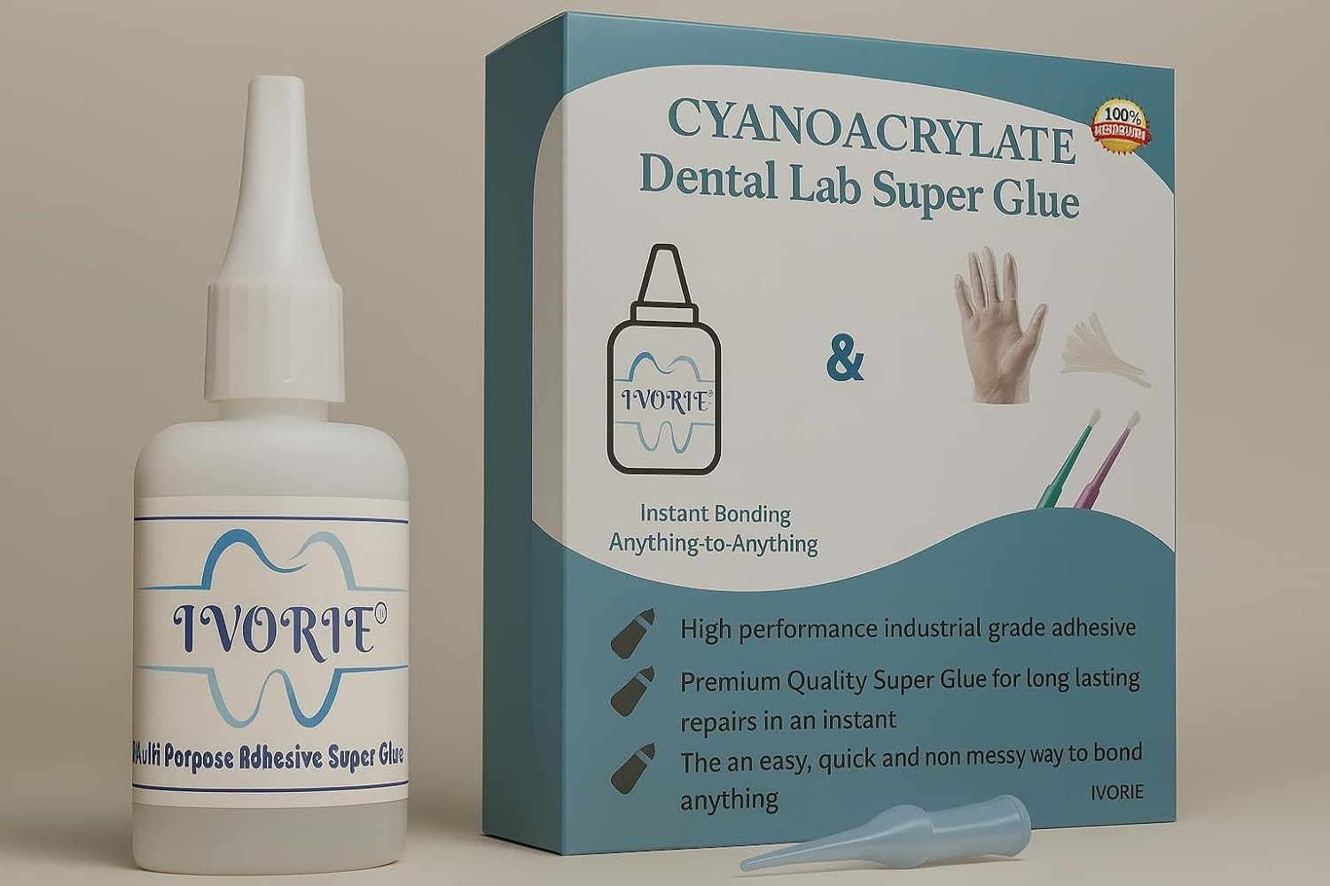 1oz Instant Bonding Glue – Fast Drying Cyanoacrylate for Dental Applications