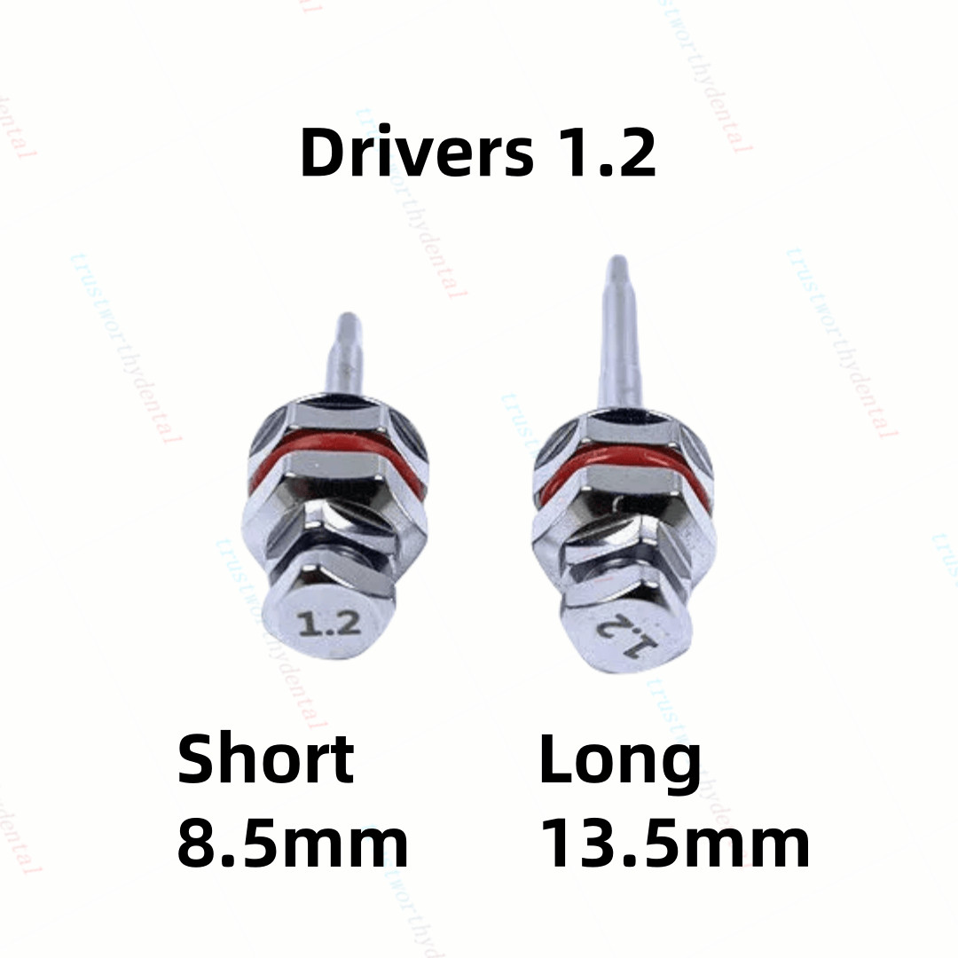 Dental Driver Wrench Ratchet Screwdriver Abutment Screw ITI/1.0/1.2/1.27/1.4/NOB