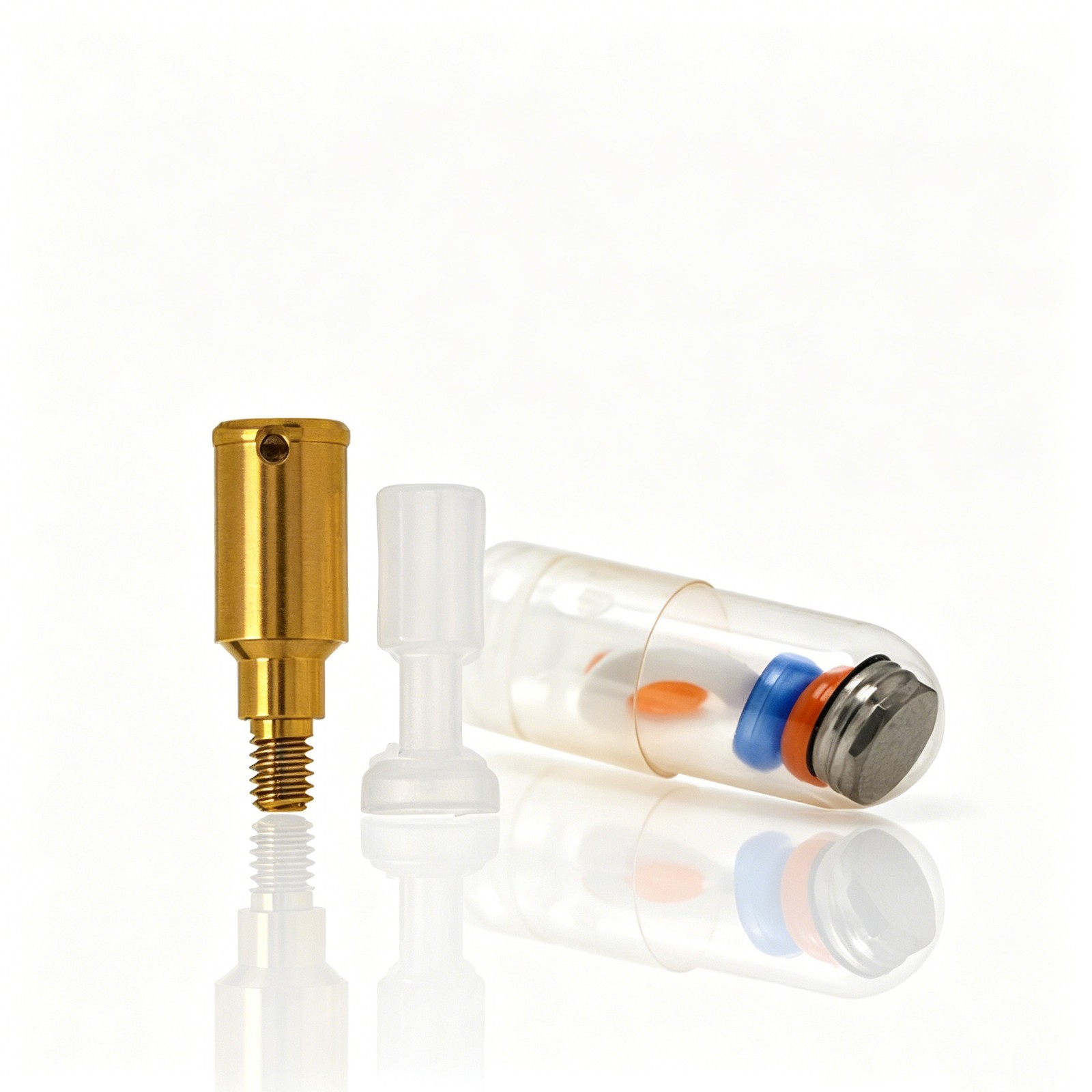 Locator Overdenture Abutment Fit Zimmer Screw-Vent 3.5mm Implant Retention Cap