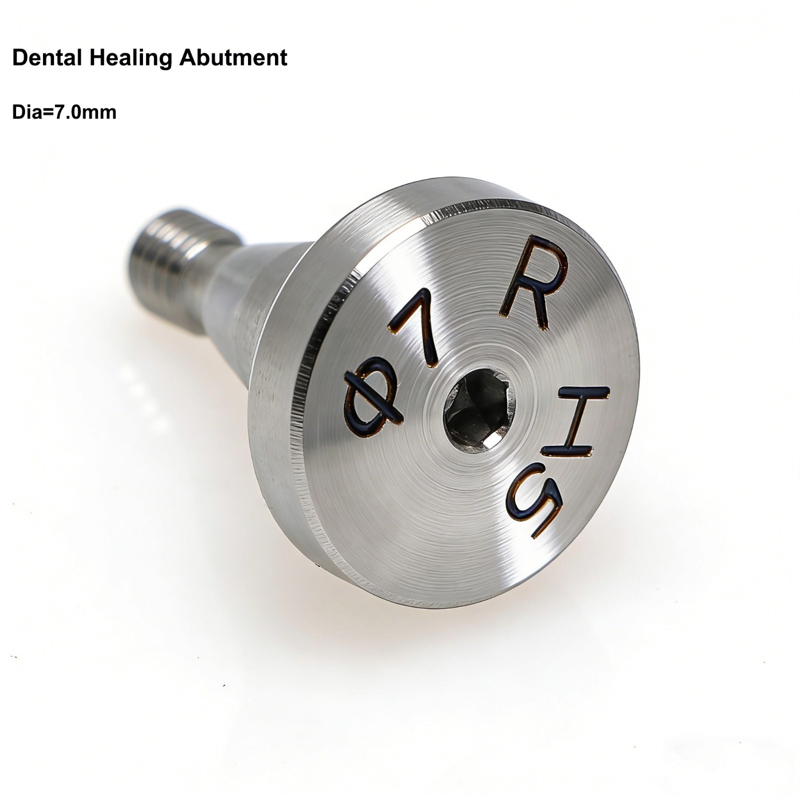 US Dental Healing Abutment Cover Screw Regular For Oss Hiossen Hex Platform