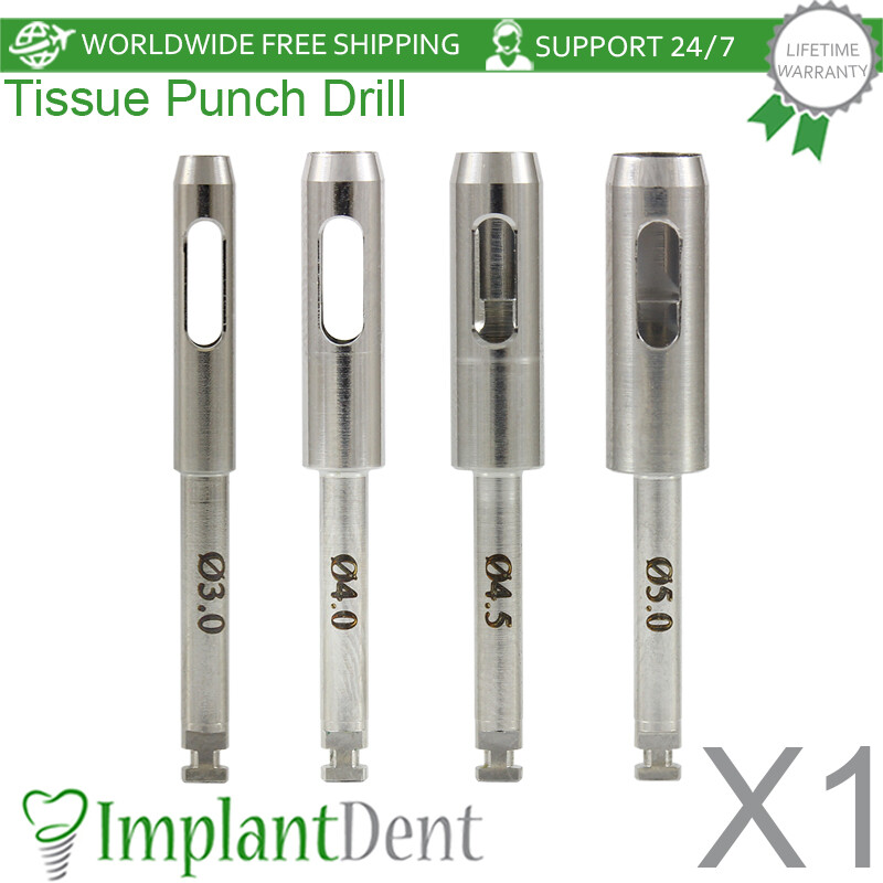 Dental Tissue Punch Drill Stainless Steel Dentistry Tool