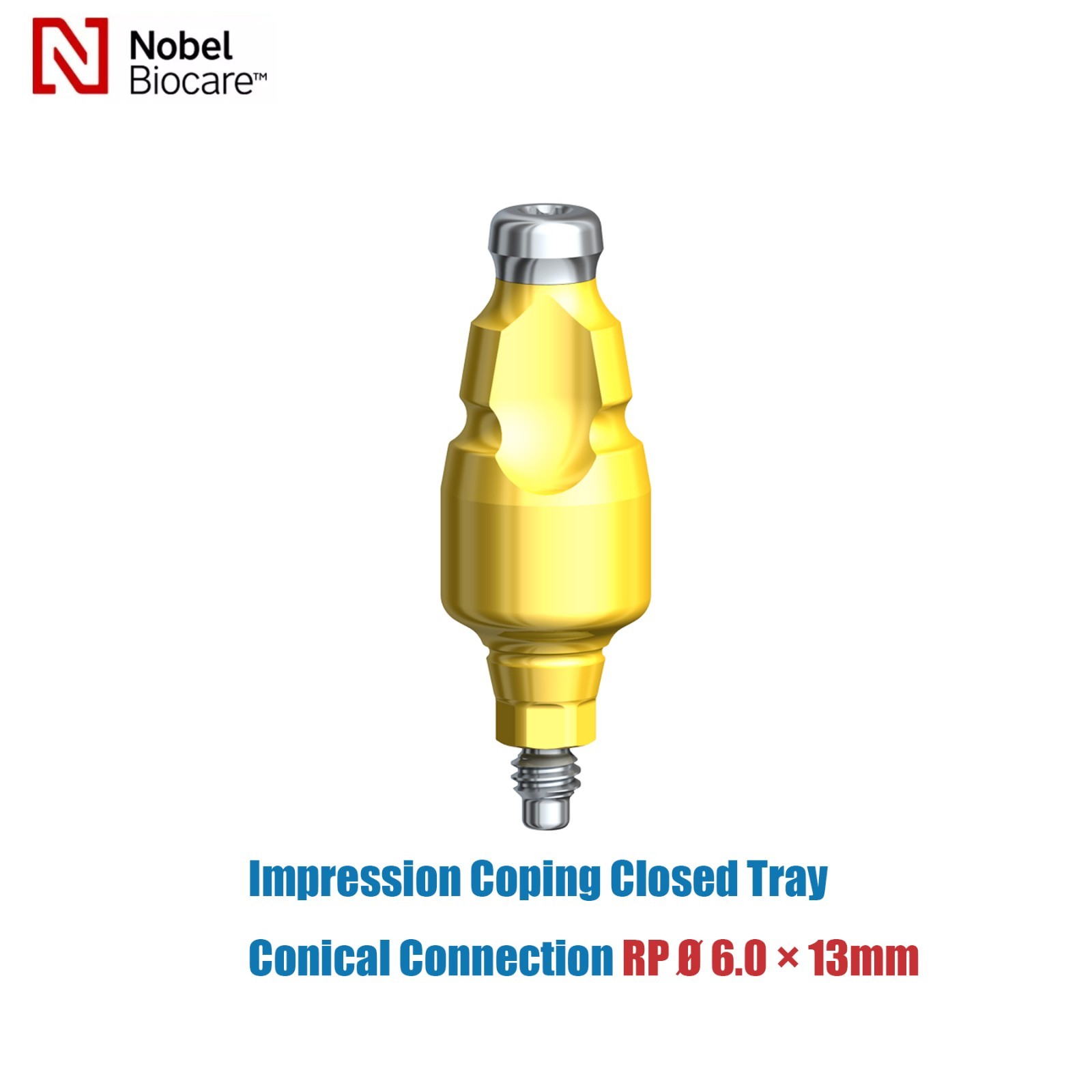 US Dental fits Nobel Biocare Active Impression Coping Transfer Closed Tray NP/RP