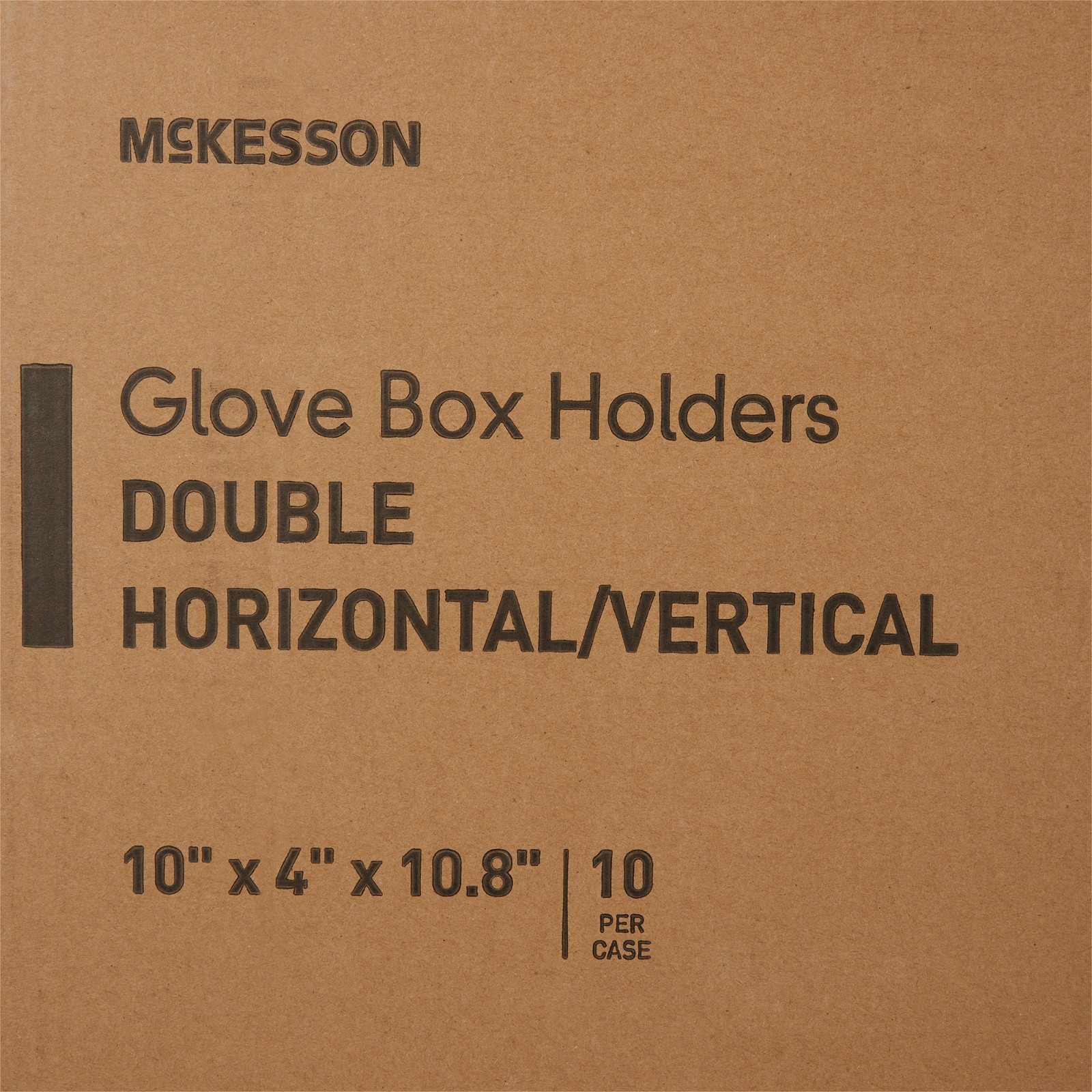 McKesson (16-6532) Glove Box Holder Clear Plastic 2-Box Capacity , Each