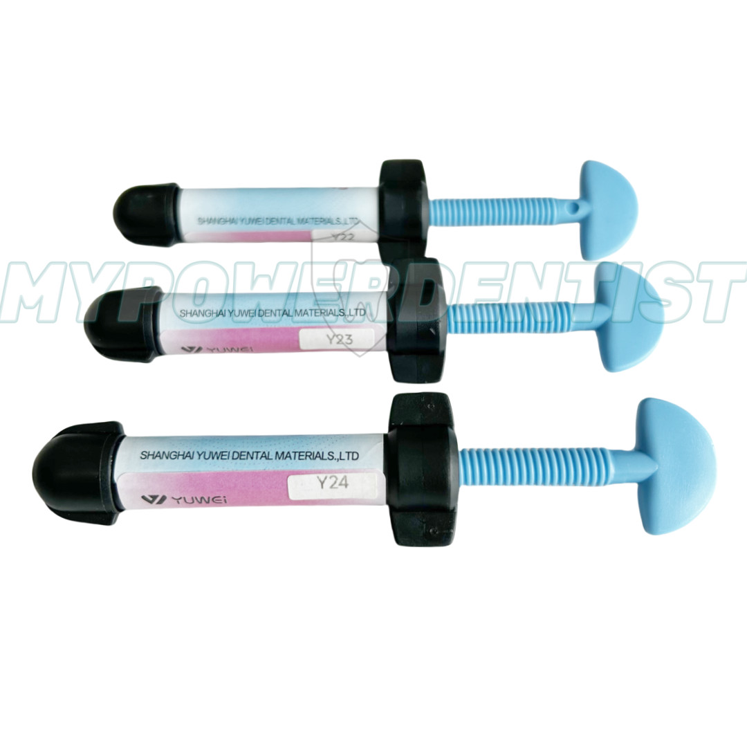 Pink Resin Dental Beauty Gum Composite Syringe Gingiva Recession Resin 3Shade