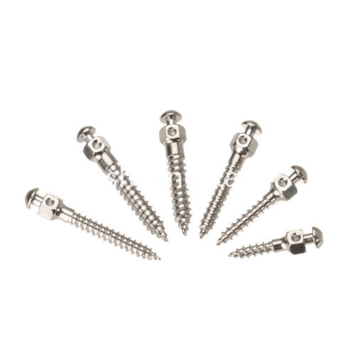 10 Packs Dental Mini Screw Orthodontic Achor Micro Screws Brackets Brown Driver