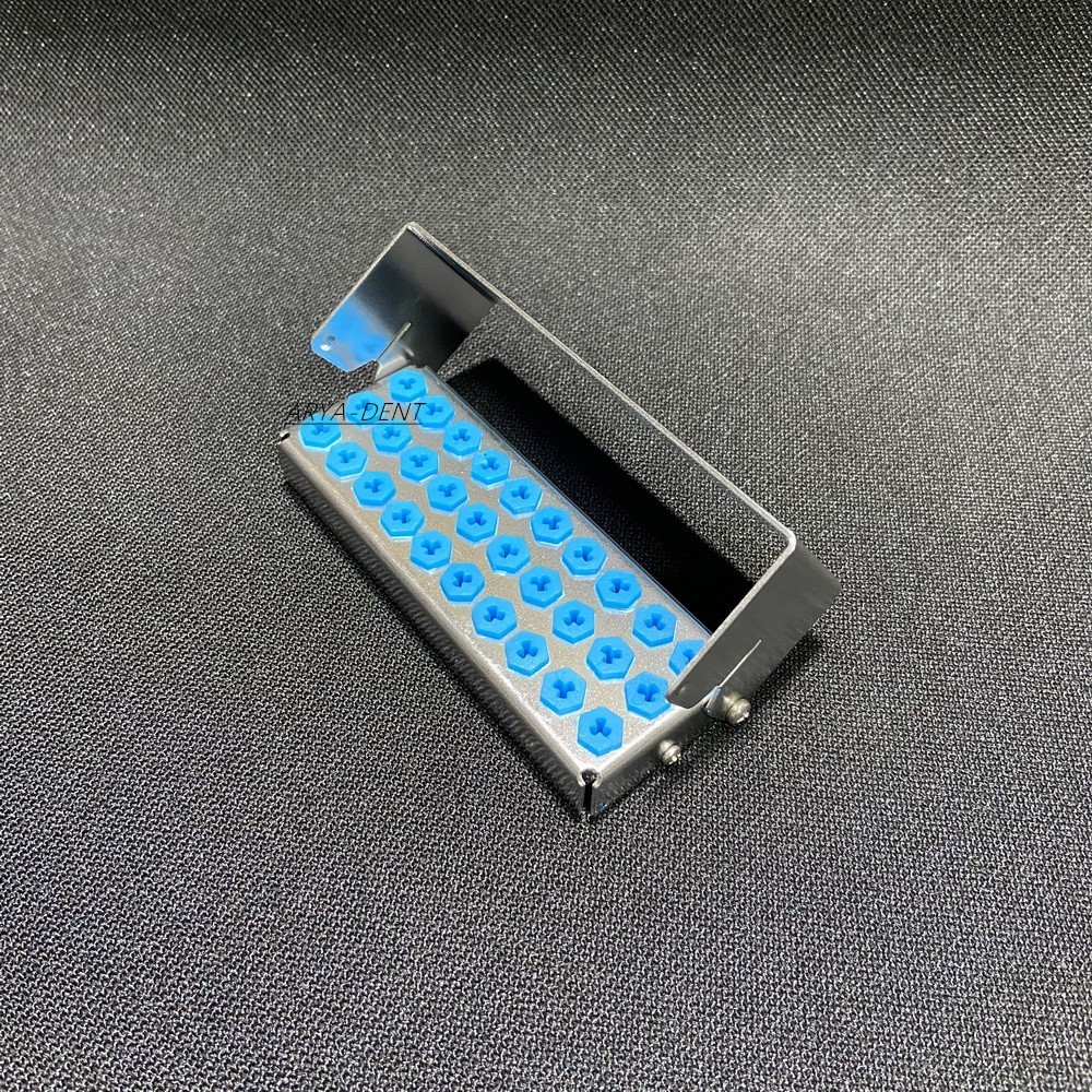 Dental Disinfection Box Implant Drill Bur Organizer Holder Block 8/12/30 Holes
