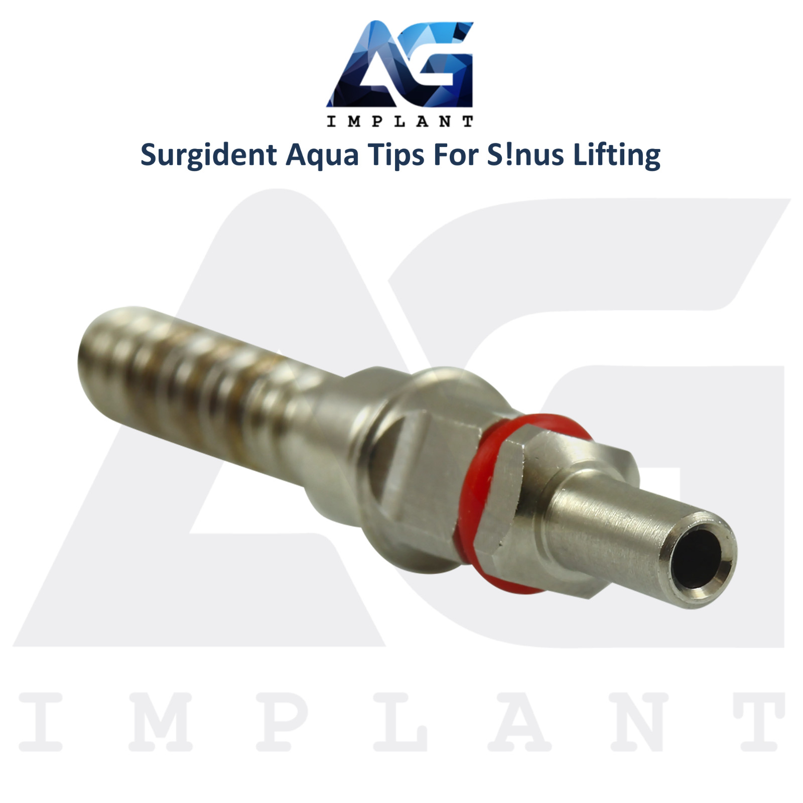Aqua Tips Crestal S!nus Lifting Reusable Stainless Steel 5 Holes Dental Lab