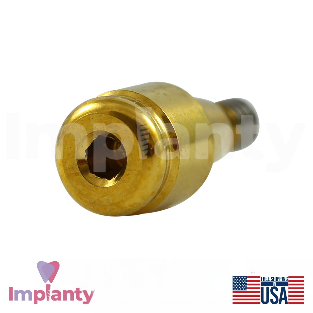 10x Dental Straight Lock Attachment Standard Silicone Set Conical Hex RP 2.65mm