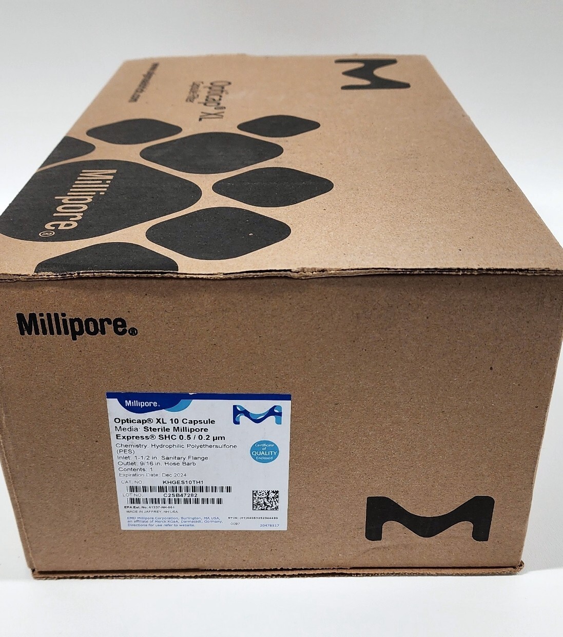 Millipore KHGES10TH1 Opticap XL 10 Capsule Express® SHC 0.5/0.2µm Sterile