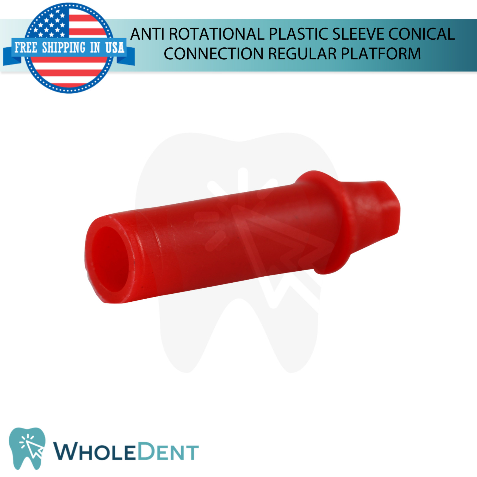 5x RP Conical Connection UCLA Castable Hexagonal Abutment Dental Implant