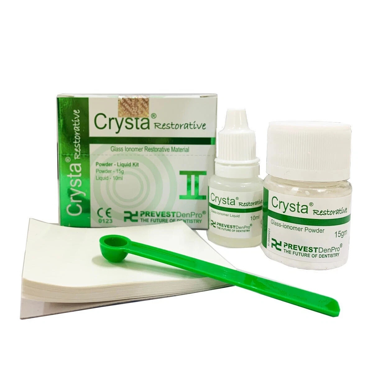 Prevest Crysta II Restorative Aesthetic Fine Particle Glass Ionomer Restorative