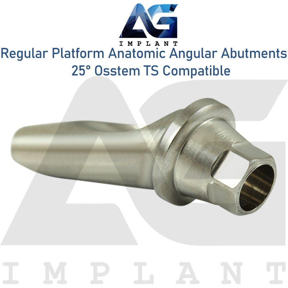 Angled Anatomic Prosthetic 25° Regular Platform 2.5mm 0sstem®TS Compatible