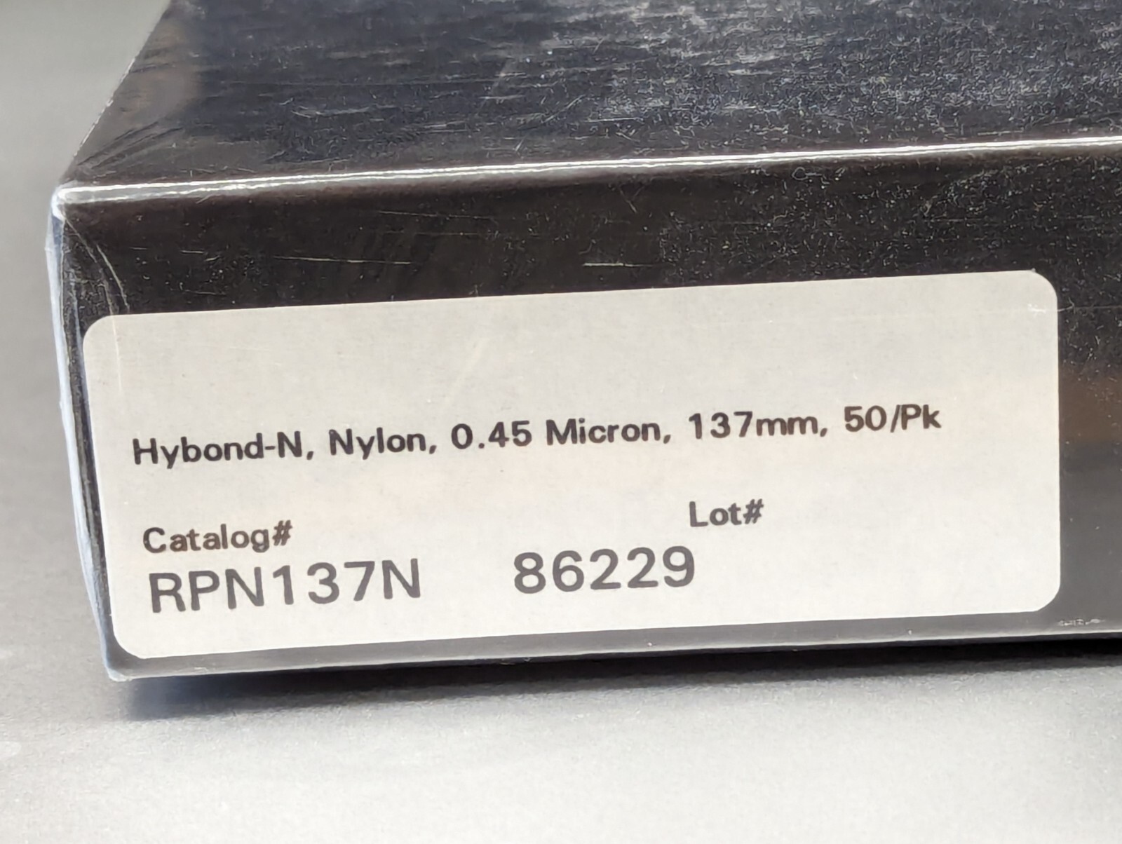 amersham Hybond-N, RPN137N, Nylon, 0.45 micron, 137mm, 50/pk
