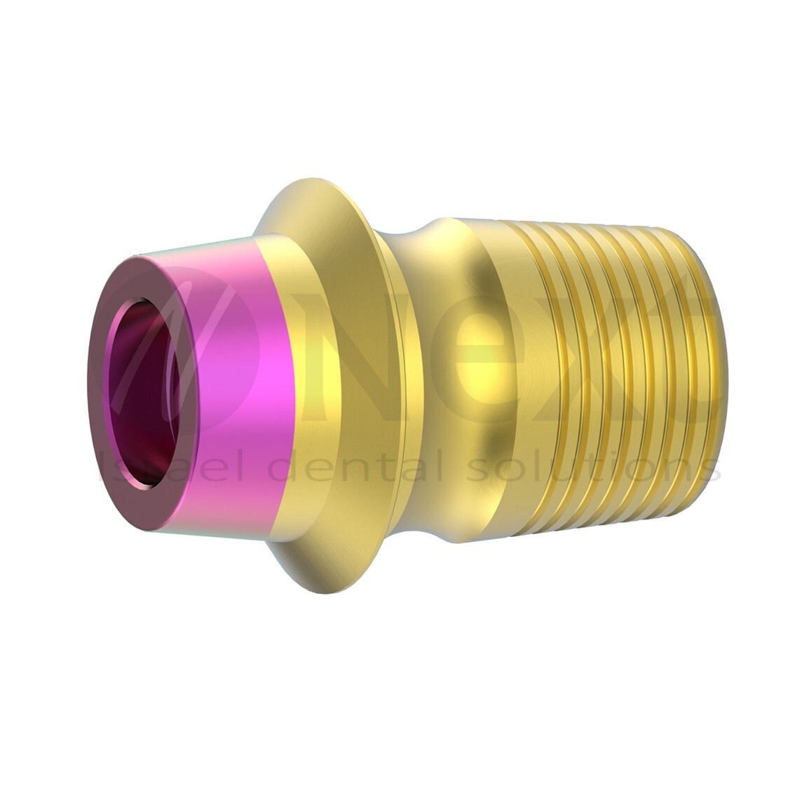 LOTx5 Abutment T-Base CAD/CAM MIS conical C1 V3 SP fit NON HEX 0.5 mm colored