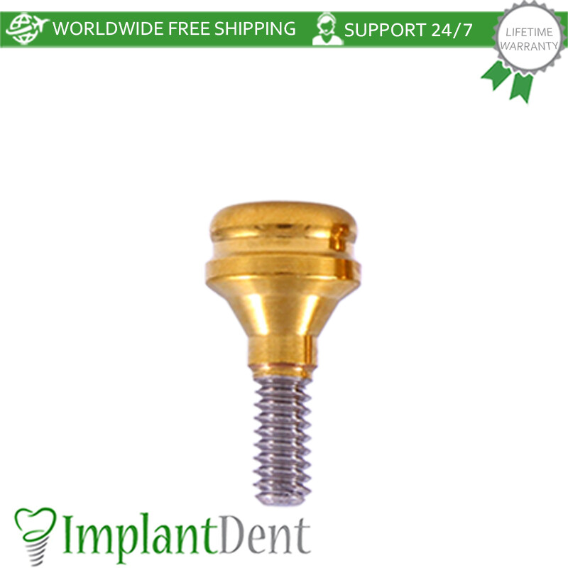 1x Dental Straight Lokator Attachment Extra Soft Silicone Set Slim Platform
