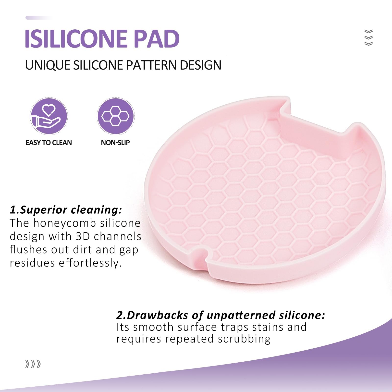 Gaboolo Retainer Case with Mirror,Slim Aligner 3.46×3.46×1.14 Inch, Purple