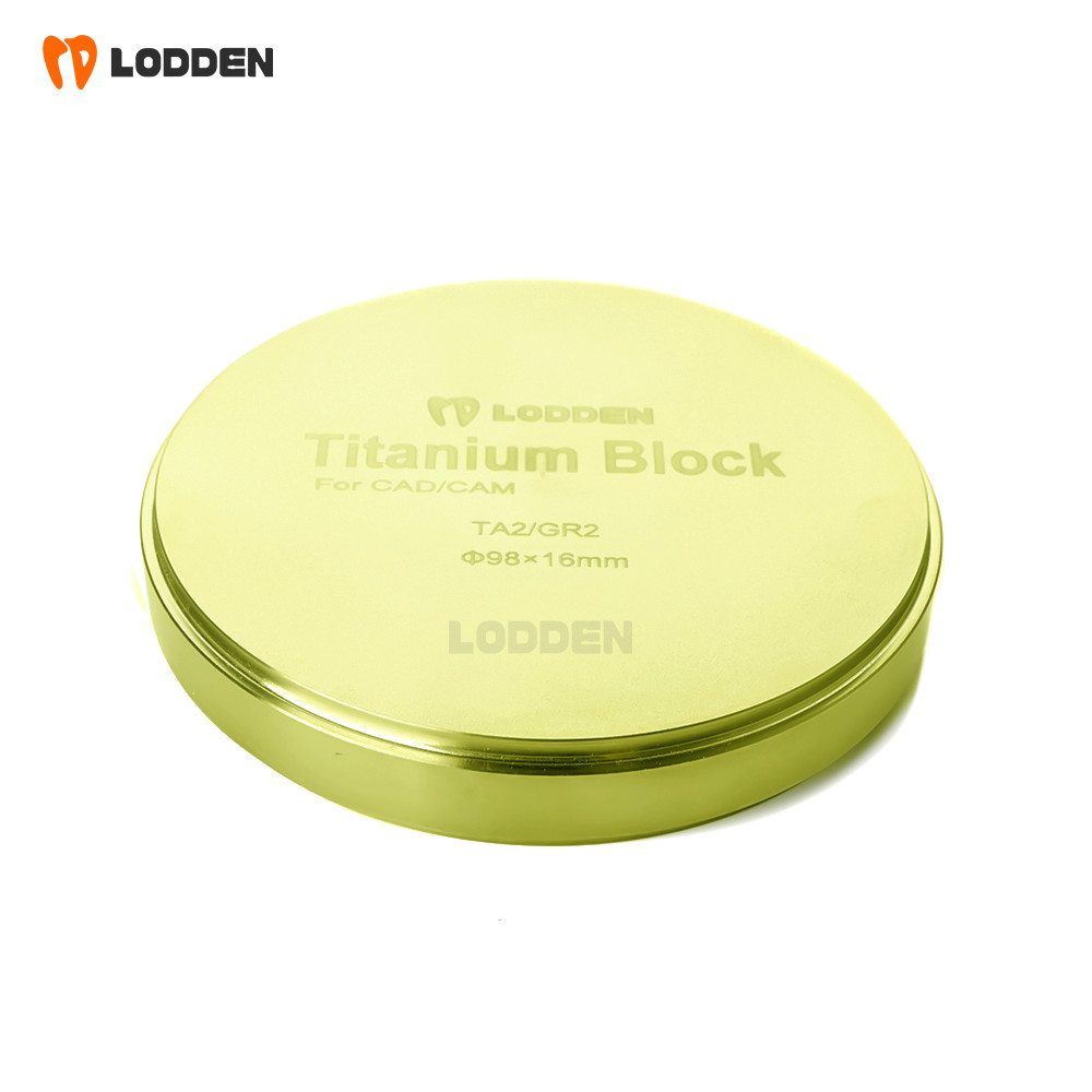 Dental Lab Alloy Titanium Metal Disc Blocks Square Plate 98mm TA2GR2/TC4GR5