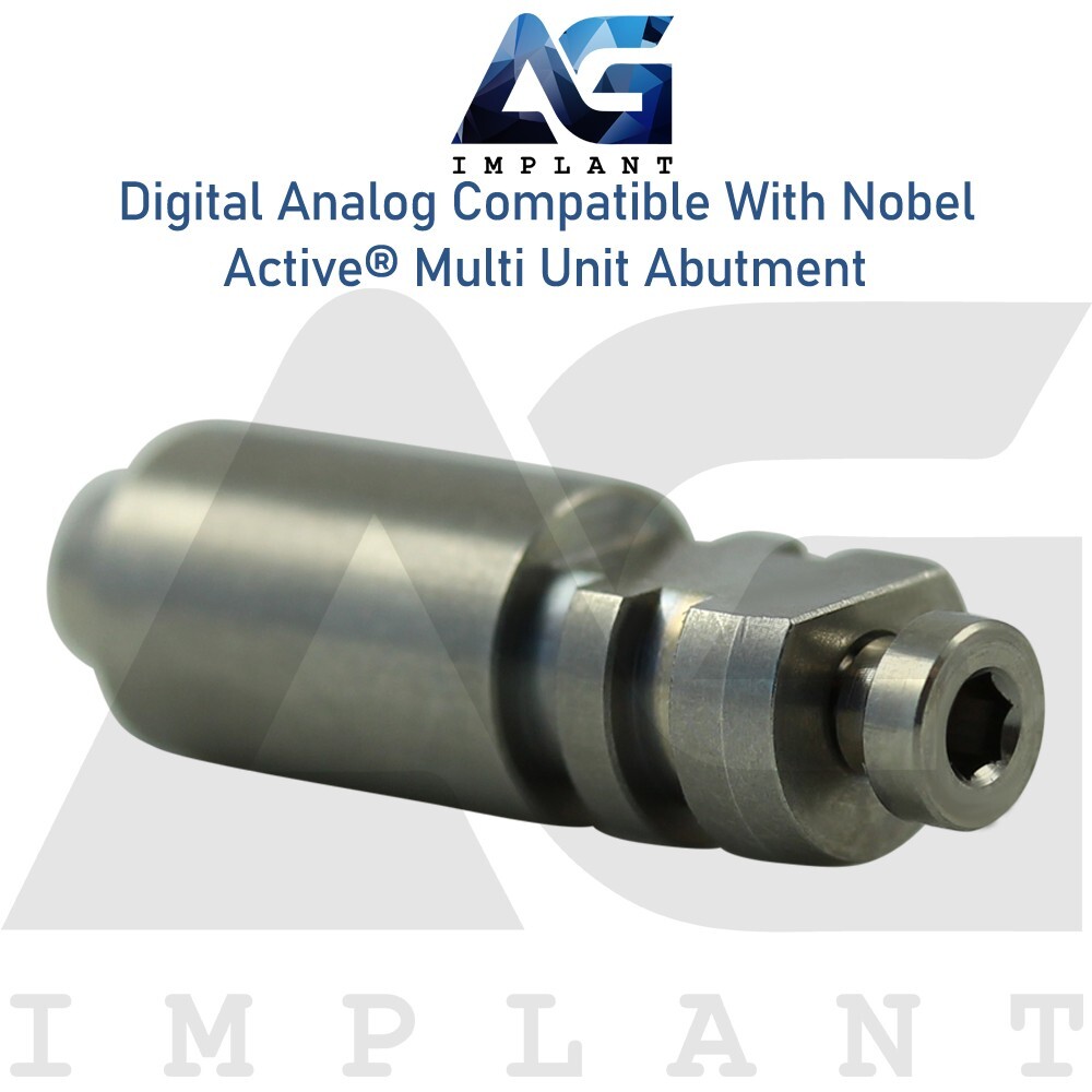 Dental Digital Analog RP 4.8mm Compatible Nobel Active® Multi Unit Abut ment
