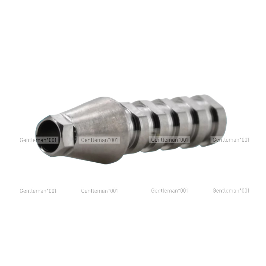 Dental Hex Temporary Abutment Cylinder Mini Regular Ti Screw Ebony OSS GH1.0
