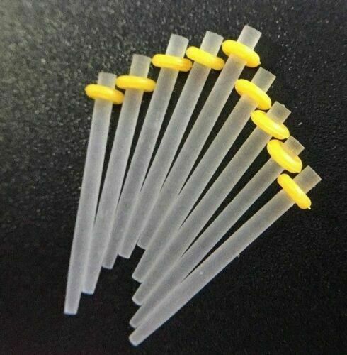 100 Pcs/Pack Dental Endo Quartz Fiber Post Screw Restorative Posts 1.0-1.8mm