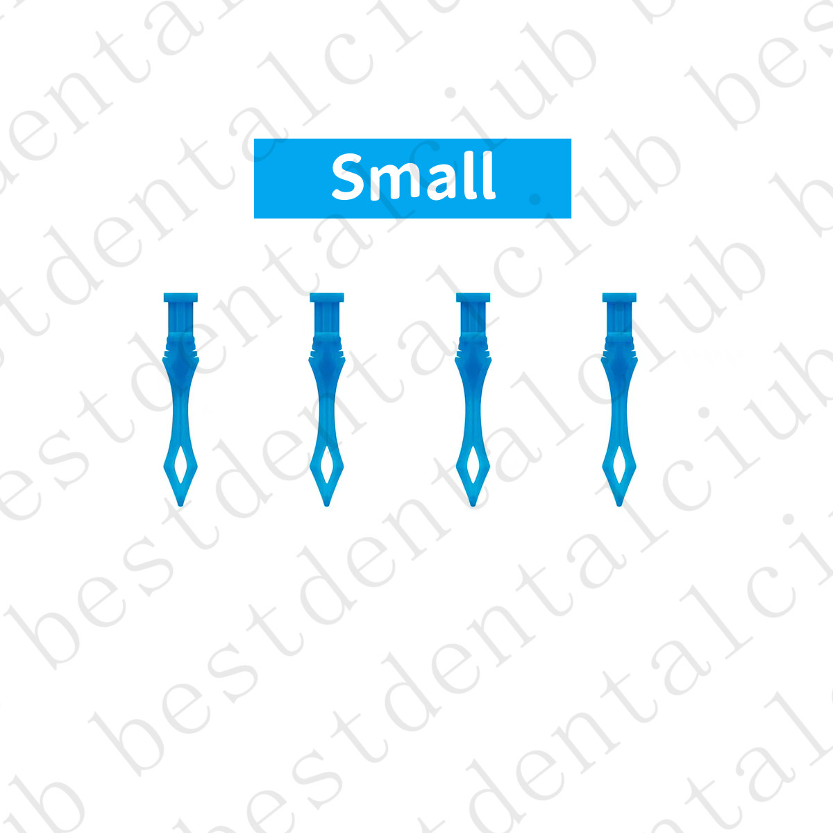 80pcs Dental Diamond Wedges Plastic Fixing Diastema Adaptive Interdental Wedge