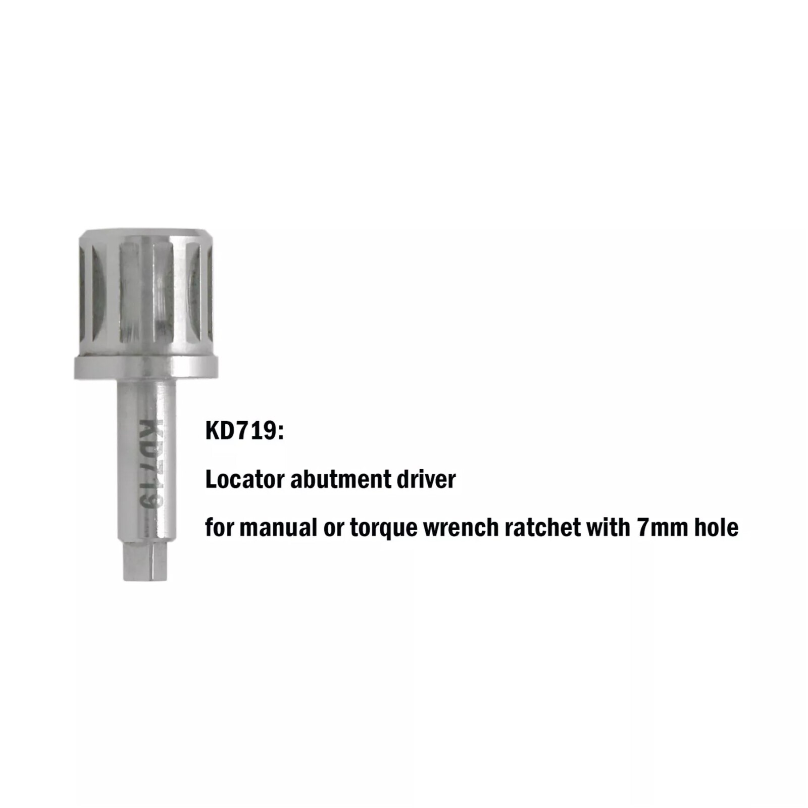 Implant Abutment Screwdriver KD719 Manual Driver Torque wrench 7mm for Osstem