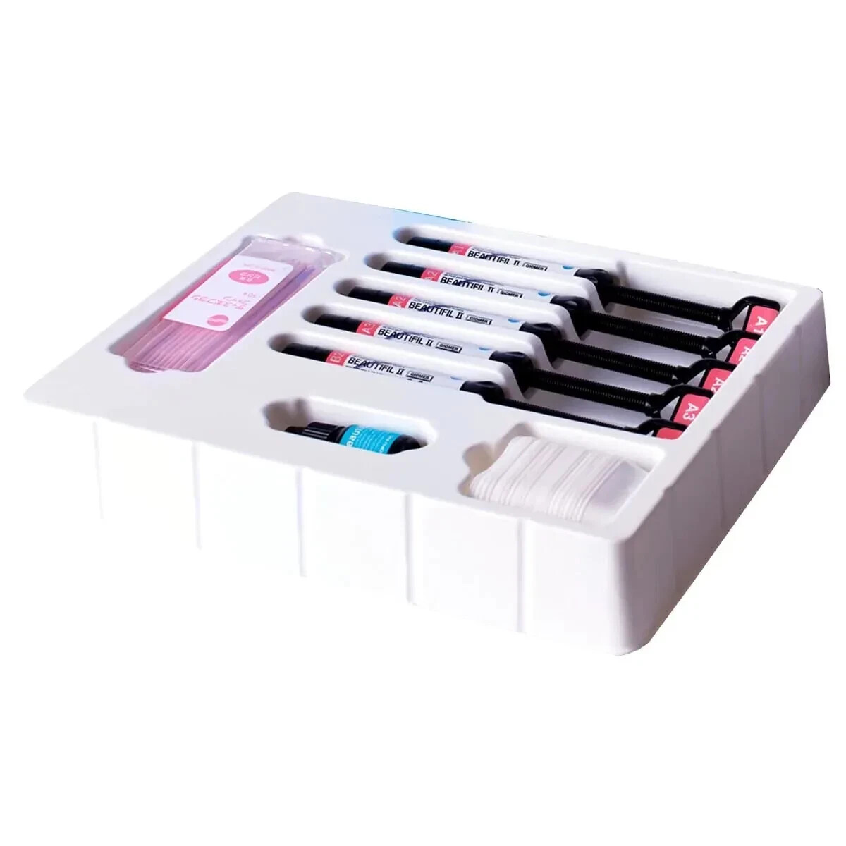 SHOFU BEAUTIFIL II Universal Nano Hybrid Composite Kit 5x4g Syr+ Bond 5 ML