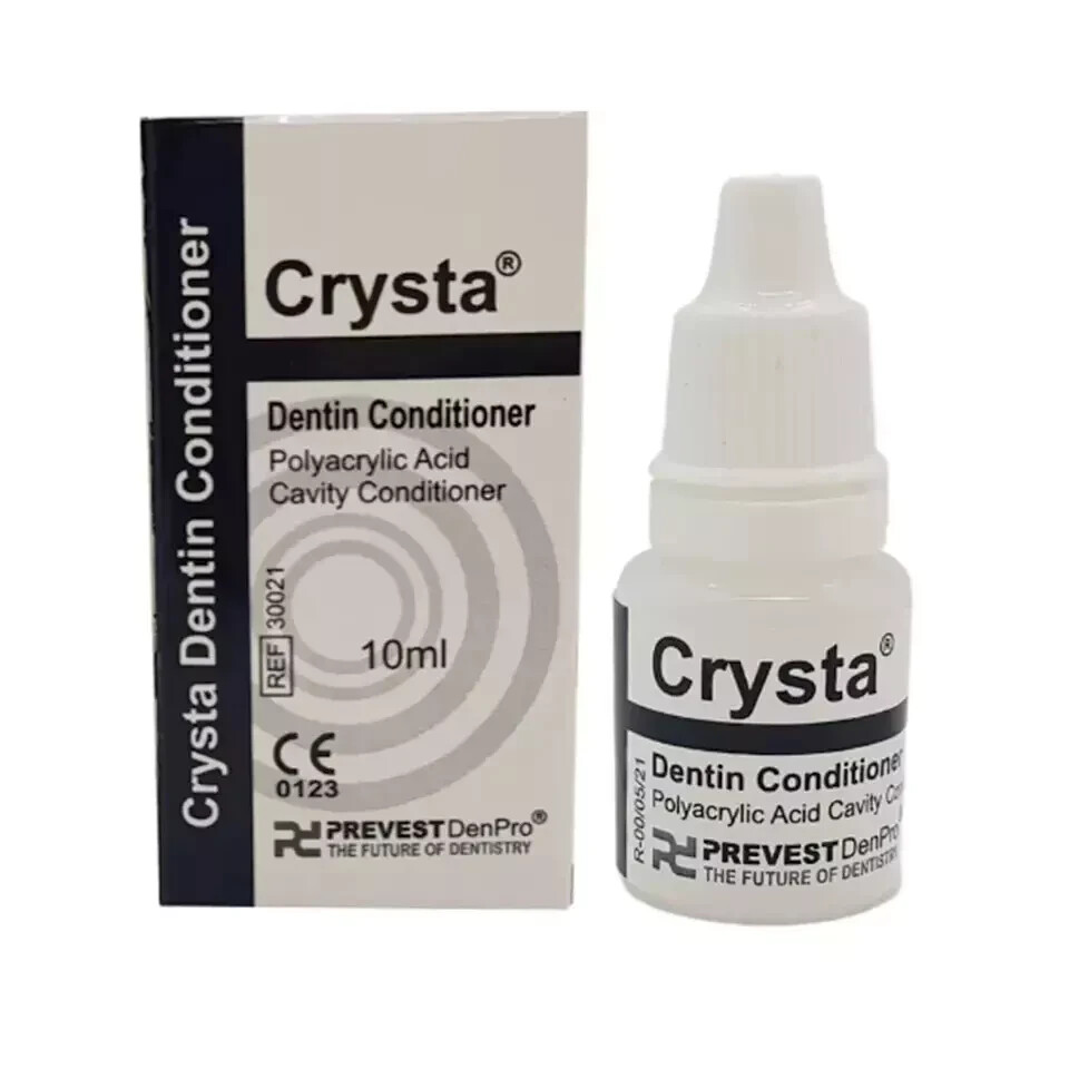 Prevest Denpro CRYSTA Polyacrylic Acid CAVITY DENTINE Conditioner 10ml