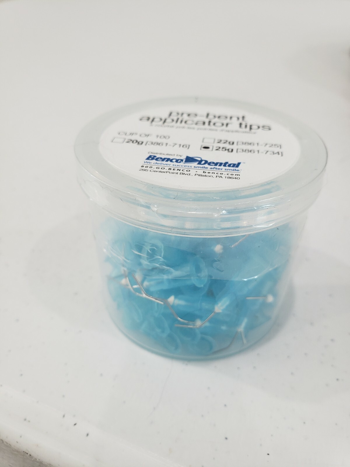 Dental Delivery Tips 100pk BENCO dental Applicator Tips 25g