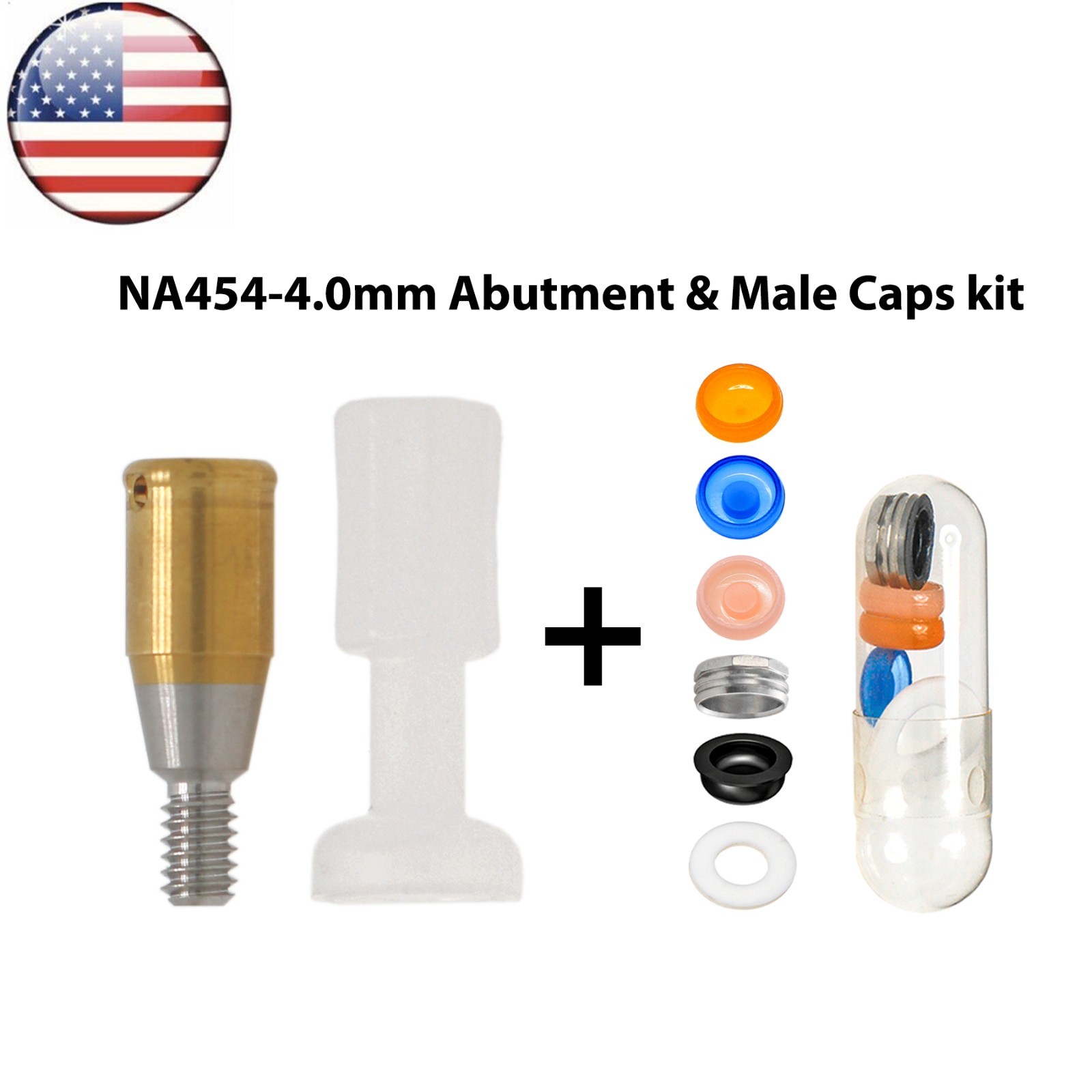 US Dental RP Implant Locator Abutment For Nobel Biocare Active AH=1/2/3/4/5.0mm