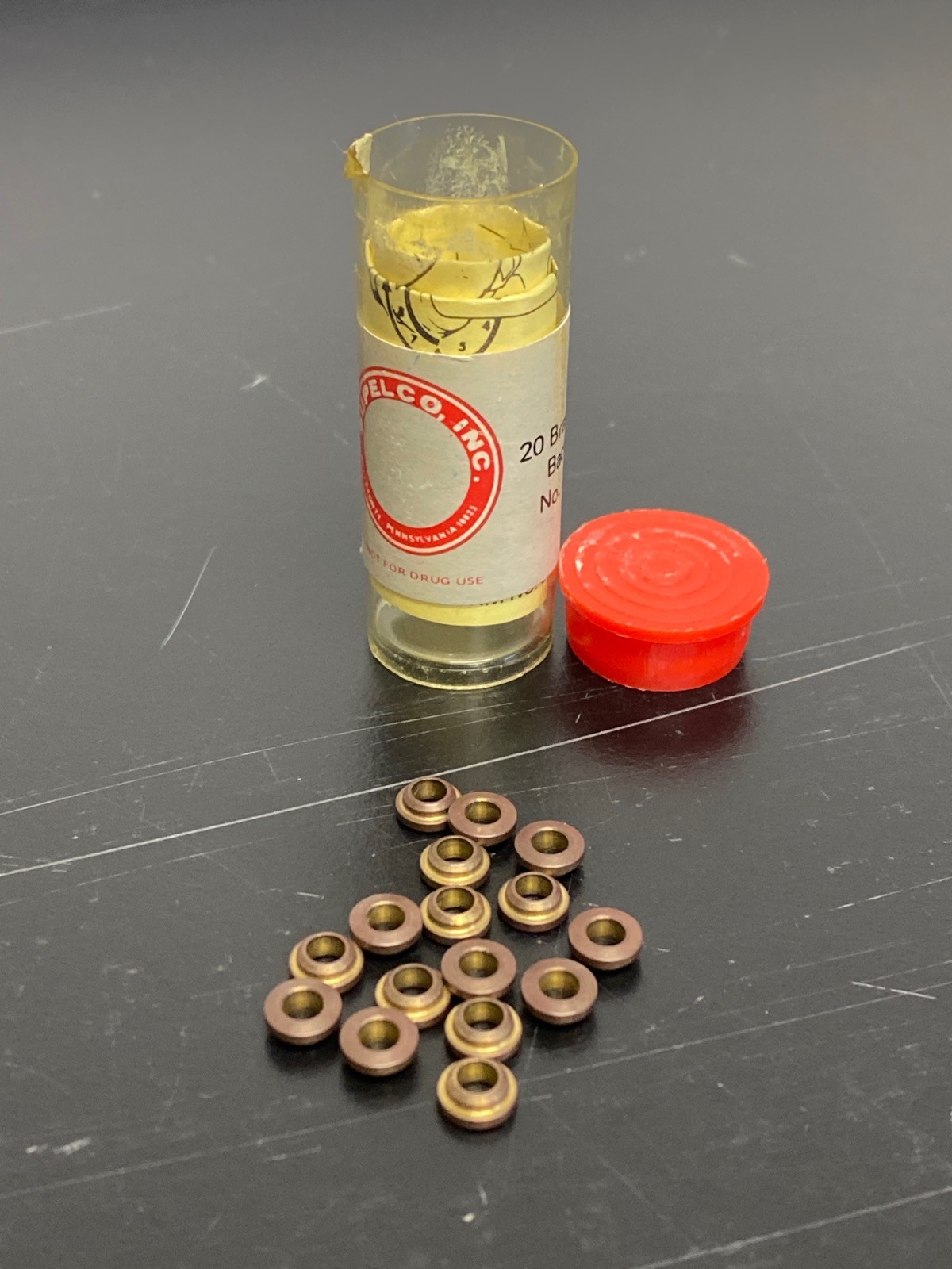 (16) SUPELCO 1/8” Brass Swagelok Back Ferrules Tube Fitting 2-2013 204-1