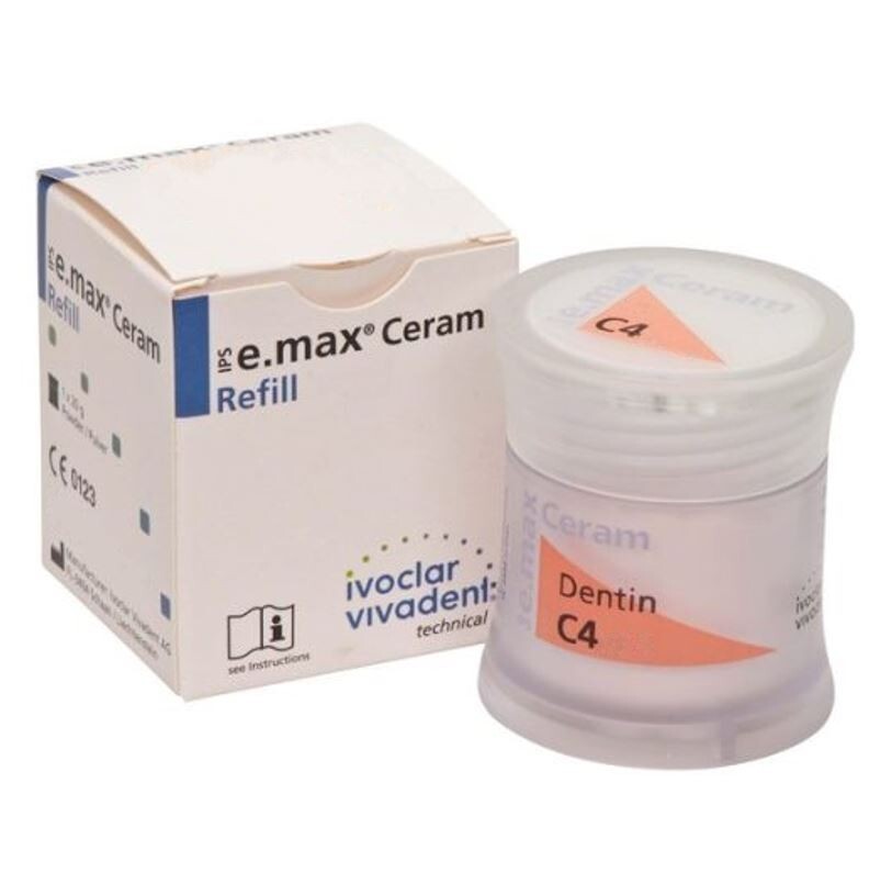 *1-Piece* Ivoclar Vivadent IPS e.max Ceram C4/TI 1 Dentin 20g Refill 596970